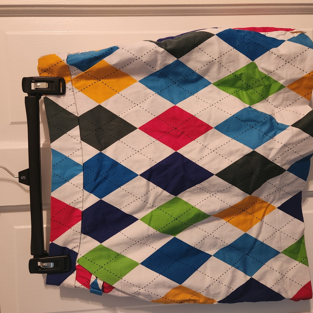 Royal And Awesomw Colorful Argyle Golf Skirt